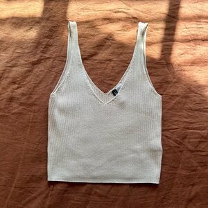 cream tank top